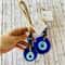 Turkish Evil Eye Macrame Wall Hanging Nazar Protection Charm Rearview Mirror Home Decor 1