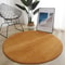 Round Coral Velvet Area Rug Soft NonSlip Kids Bedroom Living Room Carpet 6