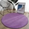 Round Coral Velvet Area Rug Soft NonSlip Kids Bedroom Living Room Carpet 10