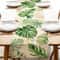 Tropical Palm Leaves Linen Table Runner Summer Greenery Dining Table Decor Outdoor Party Kitchen 6