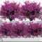 12 Bundles UVResistant Artificial Outdoor Flowers Realistic Plastic Shrubs For Garden Patio Windo 6