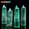 Natural Green Fluorite Crystal Wand Polished Healing Obelisk Quartz Point For Energy Meditation H
