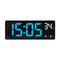 VoiceControl LED Digital Alarm Clock Dimmable Desk Clock With Temperature Display Night Mode 9