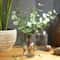 10pcs Real Touch Eucalyptus Leaves Artificial Greenery Stems For Wedding Bouquet Home Decor 0