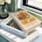 Van Gogh Monet Decorative Book Box Hidden Storage Faux Books With Sunflower Water Lily Art 0