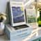 Van Gogh Monet Decorative Book Box Hidden Storage Faux Books With Sunflower Water Lily Art 2