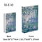Van Gogh Monet Decorative Book Box Hidden Storage Faux Books With Sunflower Water Lily Art 6