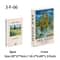 Van Gogh Monet Decorative Book Box Hidden Storage Faux Books With Sunflower Water Lily Art 21