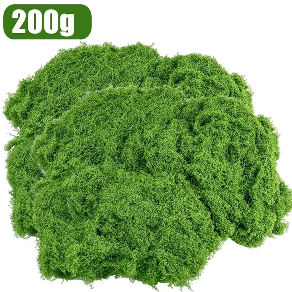 Artificial Green Moss Mat Realistic Faux Lawn Sheet For DIY Crafts Terrariums Garden Decor 7