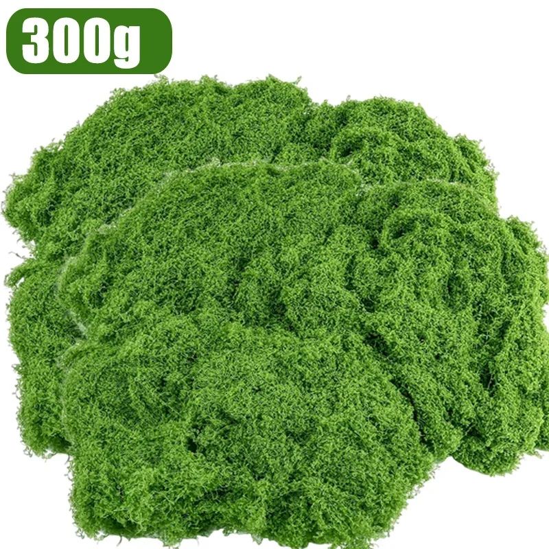 Artificial Green Moss Mat Realistic Faux Lawn Sheet For DIY Crafts Terrariums Garden Decor 8