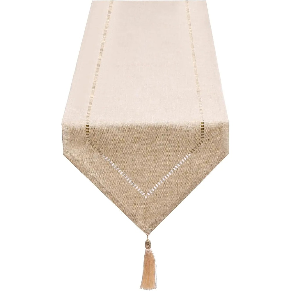 Modern Solid Color Linen Table Runner Minimalist Dining Table Decor For Home Restaurant 7