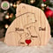 Personalized Bear Family Puzzle Ornament Custom Engraved Wooden Name Decor For Mothers Fathers Da 2