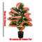 ColorBlocking Artificial Tropical Plant 24Leaf Faux Greenery For Indoor Outdoor Home Decor 3
