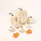 7pcs Artificial Pumpkin Decor Set Realistic Faux Harvest Pumpkins For Halloween Autumn Crafts 1