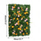 Artificial Grass Wall Panel With Flowers Decorative Privacy Hedge Screen Greenery Backdrop 5