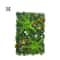 Artificial Grass Wall Panel With Flowers Decorative Privacy Hedge Screen Greenery Backdrop 12