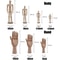 Articulated Wooden Sketch Mannequin Adjustable Artist Drawing Model For Posing Desk Decor 5