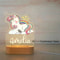 Personalized Acrylic Animal Night Light Custom Name USB LED Lamp For Kids Bedroom Gift Decor 3
