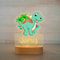 Personalized Acrylic Animal Night Light Custom Name USB LED Lamp For Kids Bedroom Gift Decor 7