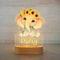 Personalized Acrylic Animal Night Light Custom Name USB LED Lamp For Kids Bedroom Gift Decor 29