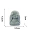 Zen Little Monk Stone Statue Set Cute Meditation Figurines For Home Desk Garden Decor 7