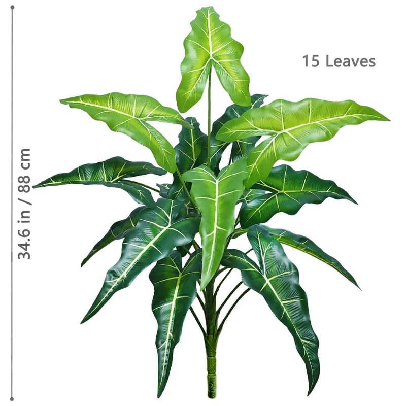Tall Artificial Calla Lily Tropical Leaf Plant Realistic Faux Flower Decor For Home Event Stylin 8