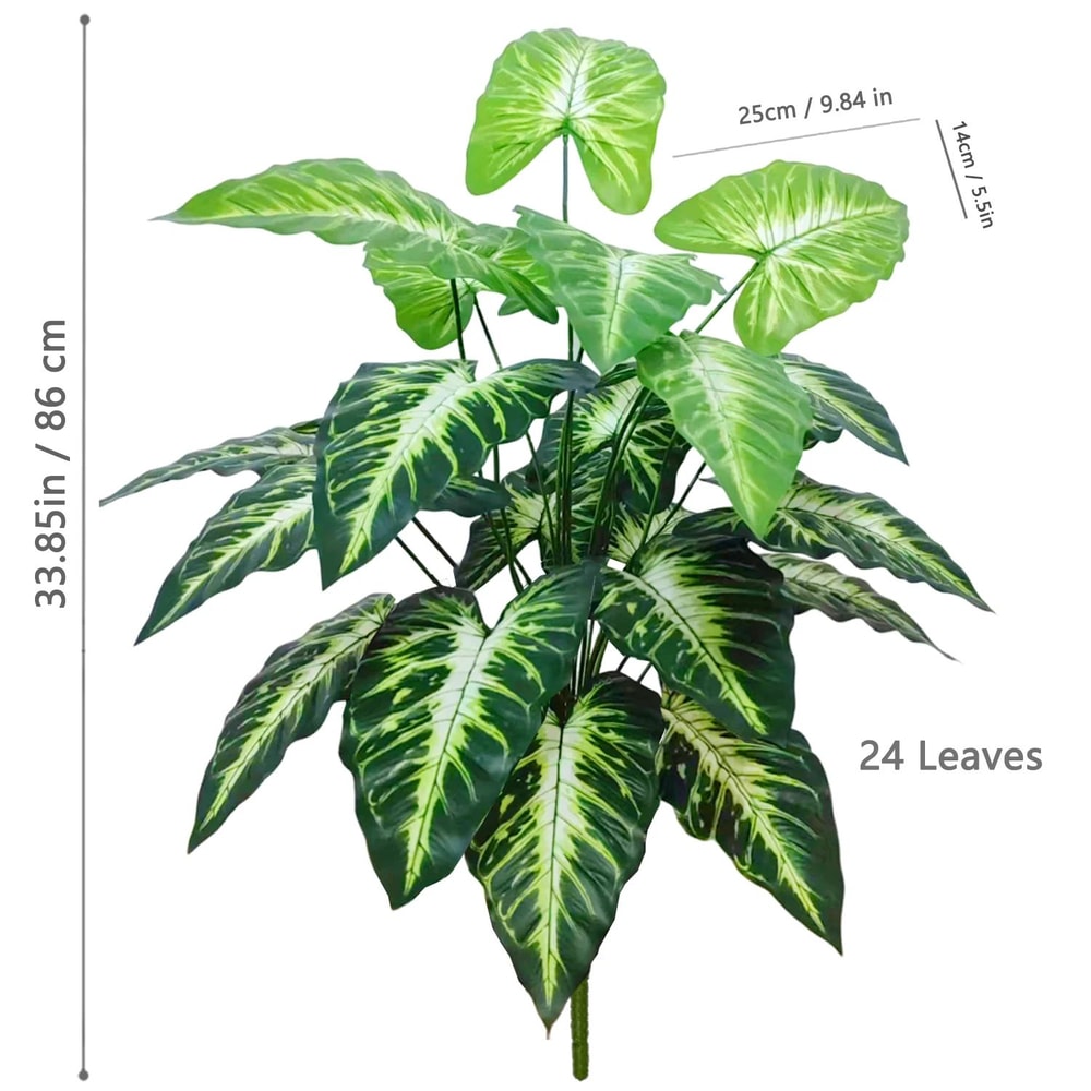 Tall Artificial Calla Lily Tropical Leaf Plant Realistic Faux Flower Decor For Home Event Stylin 16