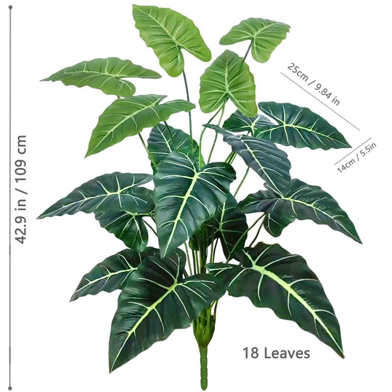 Tall Artificial Calla Lily Tropical Leaf Plant Realistic Faux Flower Decor For Home Event Stylin 23