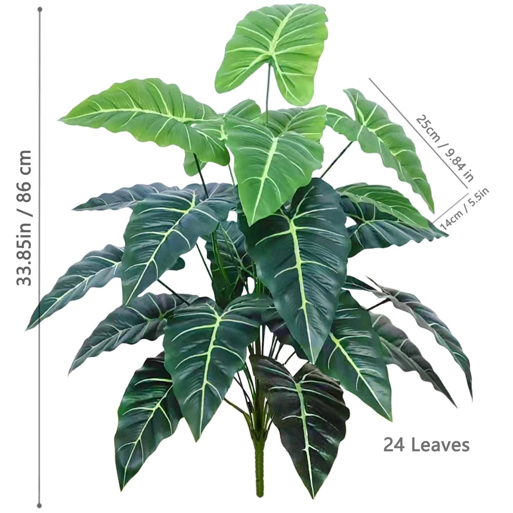 Tall Artificial Calla Lily Tropical Leaf Plant Realistic Faux Flower Decor For Home Event Stylin 24