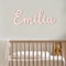 Personalized Wooden Name Sign Custom Nursery Wall Decor Safe Baby Room Name Display Gift 14