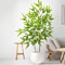 Artificial Bamboo Leaf Branch Tall Faux Greenery For Home Office Decor 2