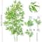 Artificial Bamboo Leaf Branch Tall Faux Greenery For Home Office Decor 19