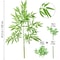 Artificial Bamboo Leaf Branch Tall Faux Greenery For Home Office Decor 26