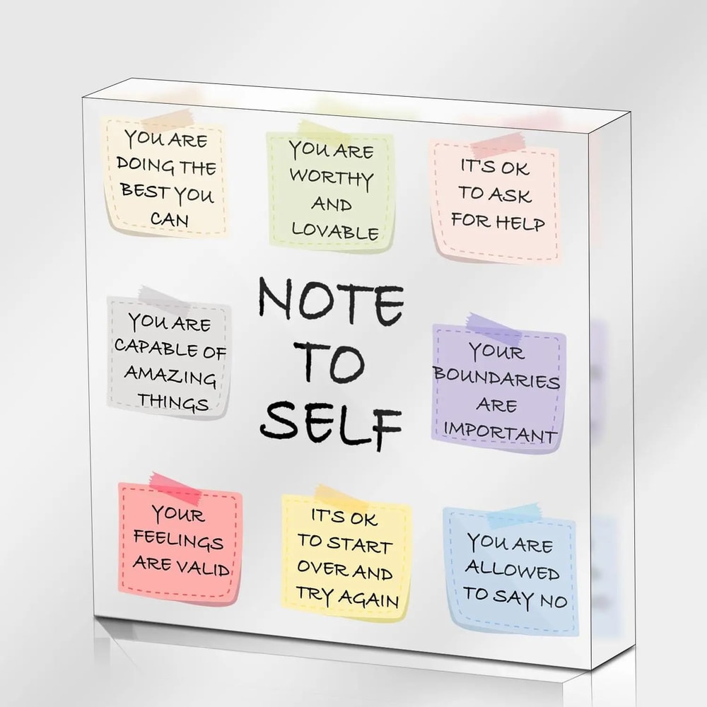 Mental Health Inspirational Desk Sign Psychology Motivation Decor For Classroom Counseling Office 0