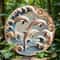 8in Dolphin Ocean Theme Wooden Wall Plaque 2D Underwater Decorative Art Disc For Home Office 0