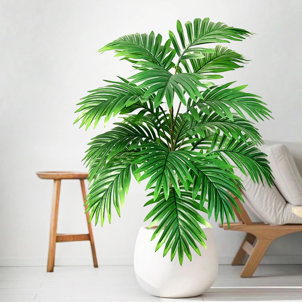 Large Artificial Palm Tree Leaves Adjustable 2049 In Tropical Faux Plant Branches For Home Garden