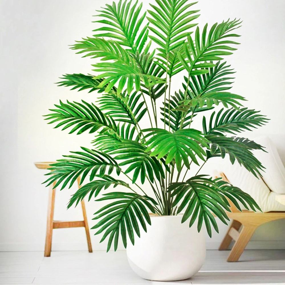 Large Artificial Palm Tree Leaves Adjustable 2049 In Tropical Faux Plant Branches For Home Garden