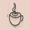 Black Metal Coffee Cup Wall Art Modern Iron Coffee Bar Decor For Kitchen Cafe 8