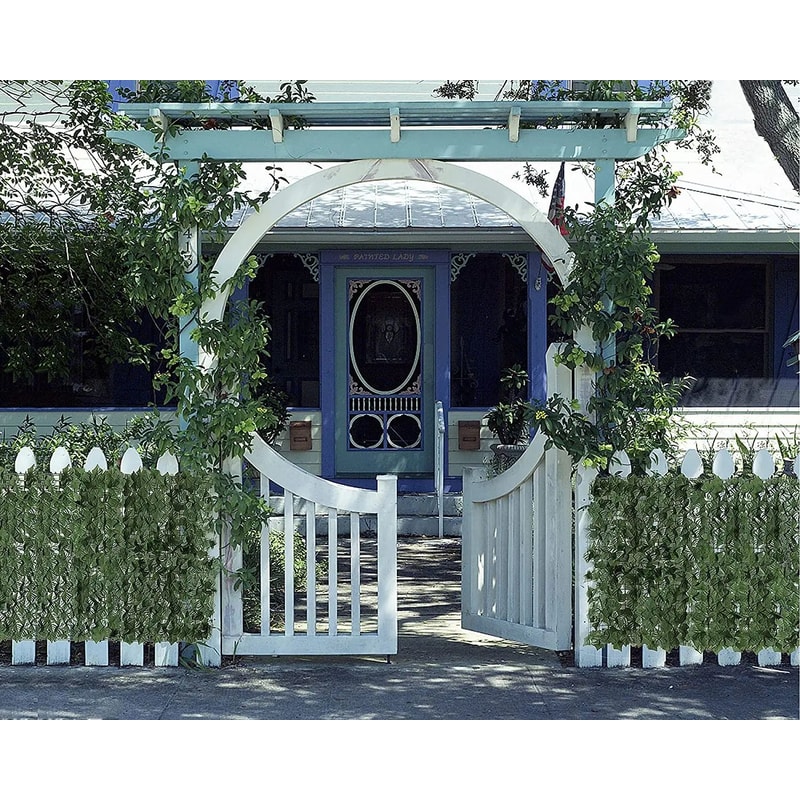 Artificial Ivy Privacy Fence Panels Faux Green Leaf Hedge Screen For Garden Balcony Outdoor Decor 1