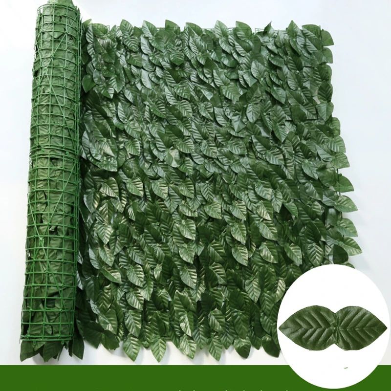 Artificial Ivy Privacy Fence Panels Faux Green Leaf Hedge Screen For Garden Balcony Outdoor Decor 7