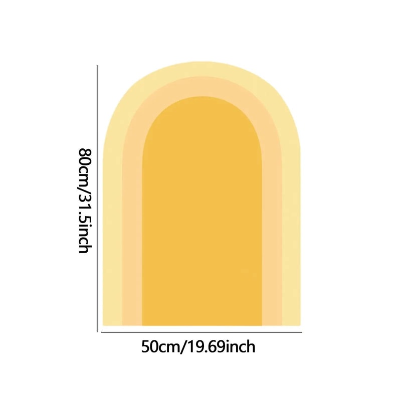 Boho Arch Wall Decal Removable PVC Headboard Mural Sticker For Nursery Home Decor 9