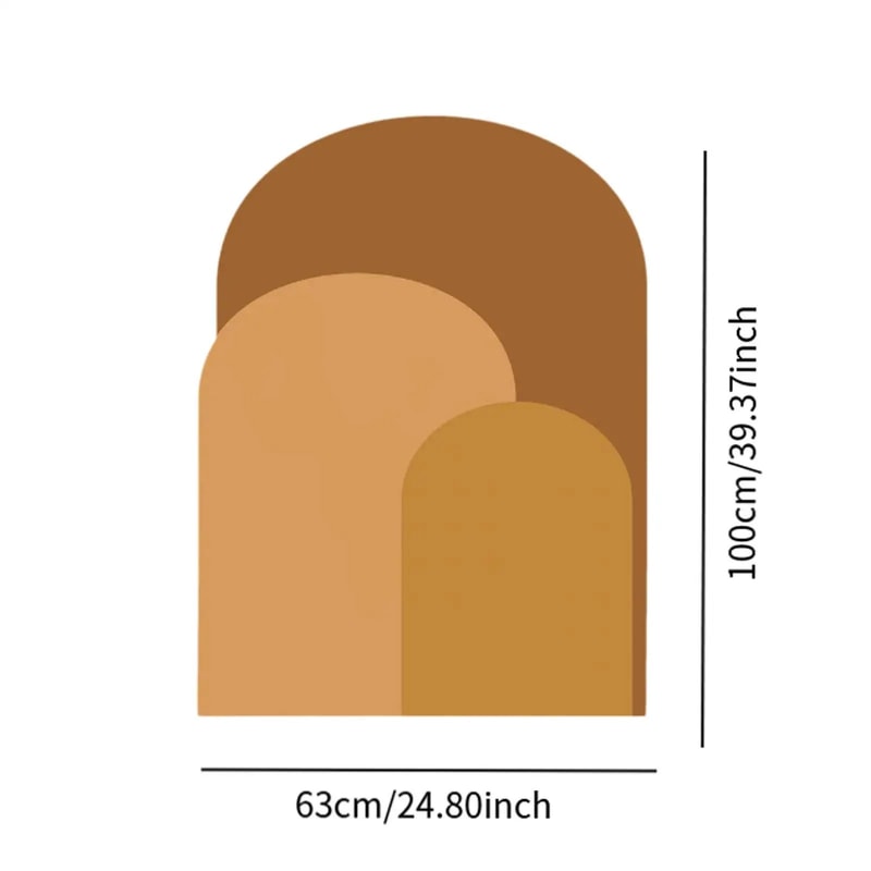 Boho Arch Wall Decal Removable PVC Headboard Mural Sticker For Nursery Home Decor 15