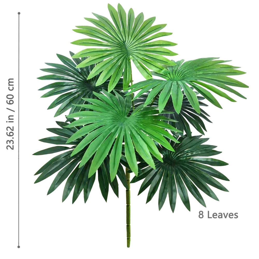Large Artificial Palm Tree Leaves Adjustable 2049 In Tropical Faux Plant Branches For Home Garden 7