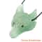 15in Wolf Head Crystal Pendant Hand Carved Natural Healing Stone Necklace Charm 17