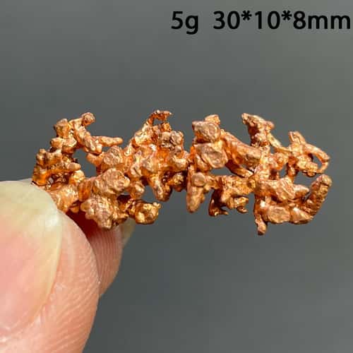 Natural Native Copper Cluster – Raw Mineral Specimen Healing Stone for Home Decor & Collection