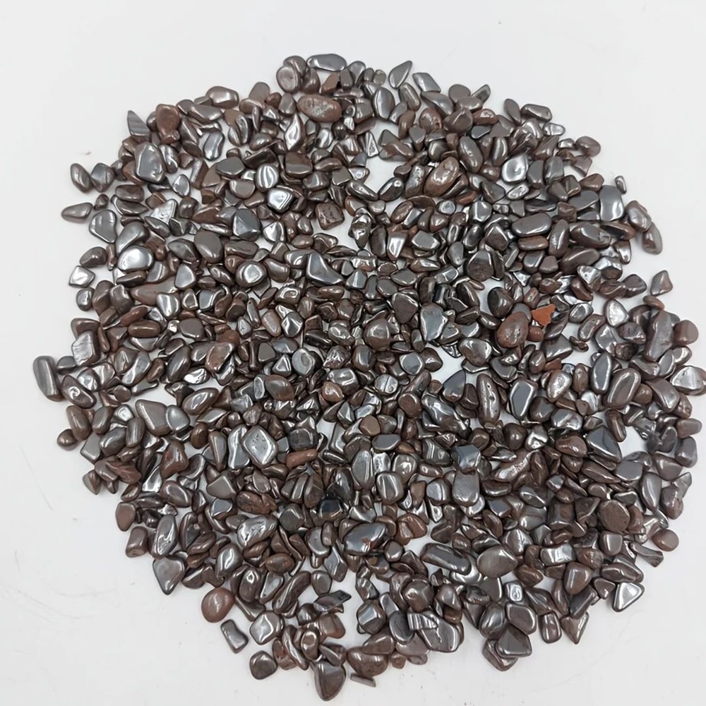 Natural Hematite Crystal Chips Polished Healing Stones For Decor Crafts Energy Balance 1