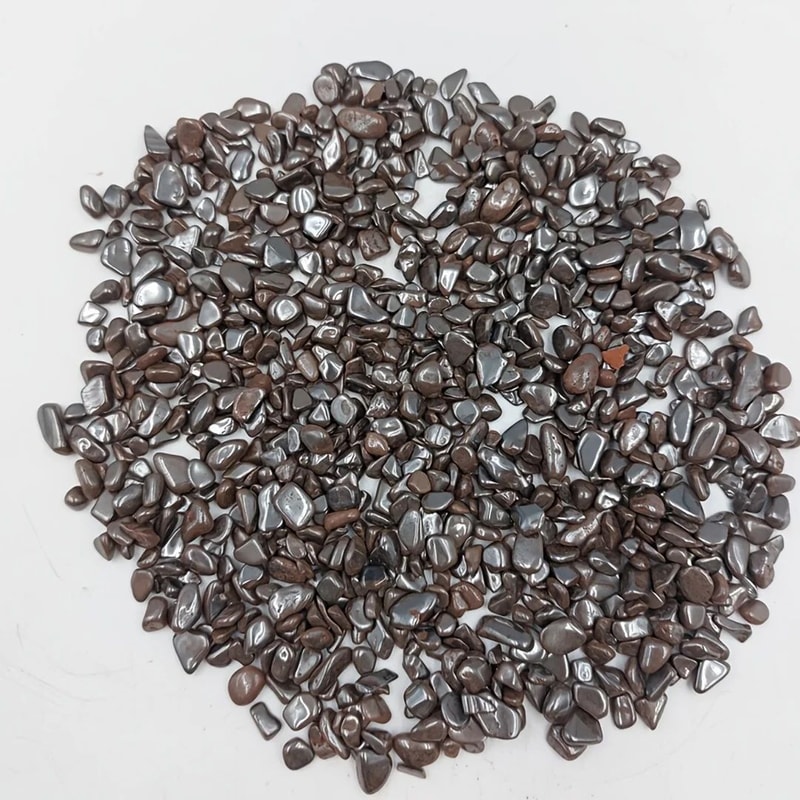 Natural Hematite Crystal Chips Polished Healing Stones For Decor Crafts Energy Balance 1
