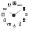 Large 3D DIY Wall Clock Luminous Silent Modern Wall Sticker Clock For Living Room Decor 10