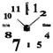 Large 3D DIY Wall Clock Luminous Silent Modern Wall Sticker Clock For Living Room Decor 22