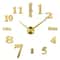 Large 3D DIY Wall Clock Luminous Silent Modern Wall Sticker Clock For Living Room Decor 23
